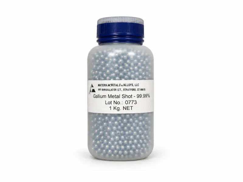 Behälter mit kugelförmigem Gallium